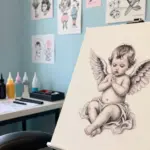 15 Baby Angel Tattoo Ideas Cute Innocent and Meaningful