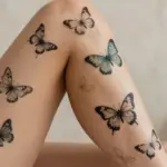 15 Butterfly Leg Tattoo Ideas Flowing Elegant and Stylish