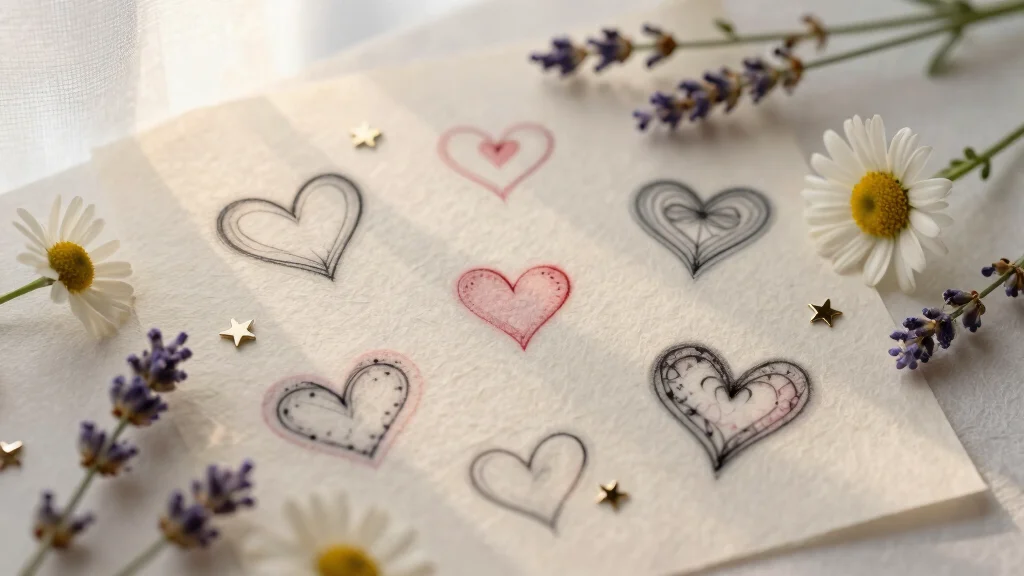 15 Mini Heart Tattoo Ideas Small, Sweet, and Timeless