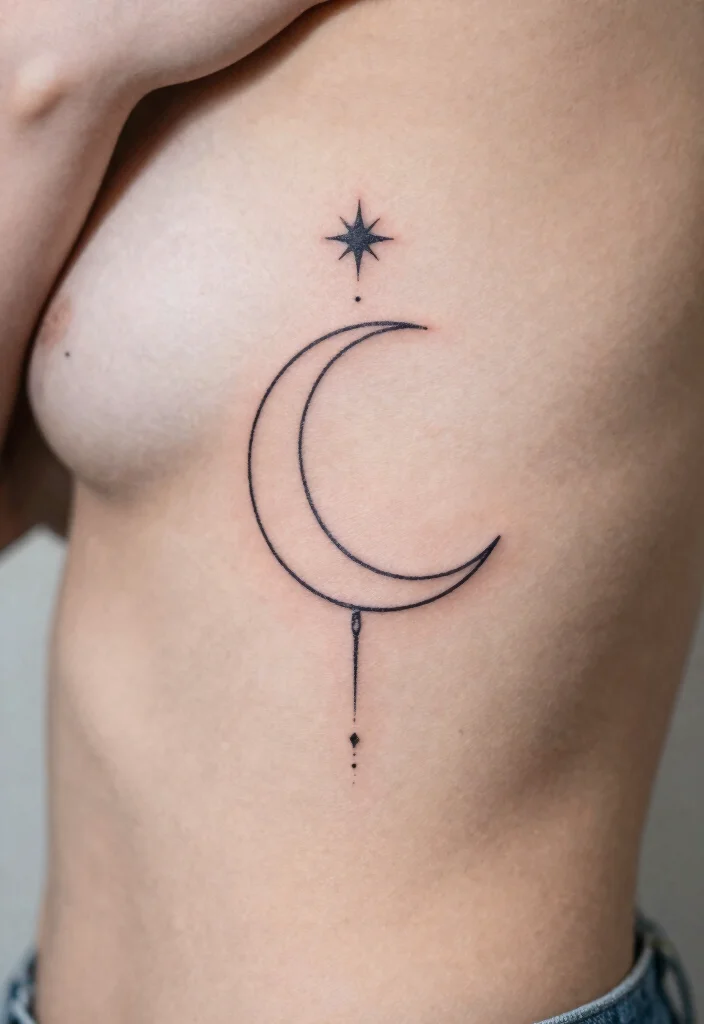 15 Sailor Moon Tattoo Ideas Inspired by Sailor Moon - 11. Sailor Moon Moon Stick 1