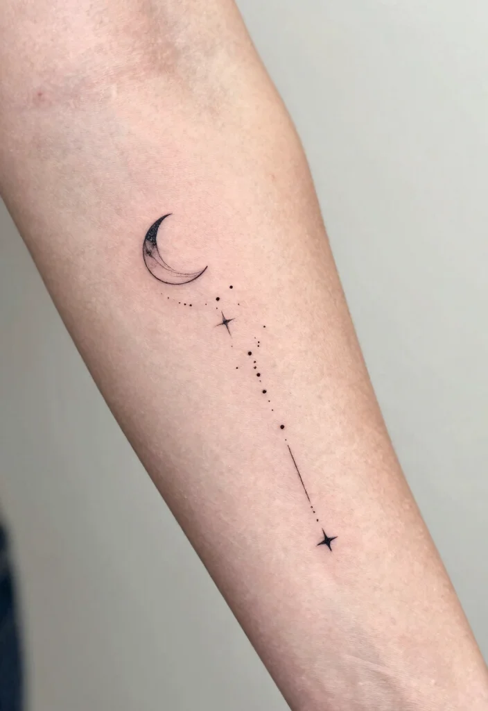15 Sailor Moon Tattoo Ideas Inspired by Sailor Moon - 15. Night Sky 1