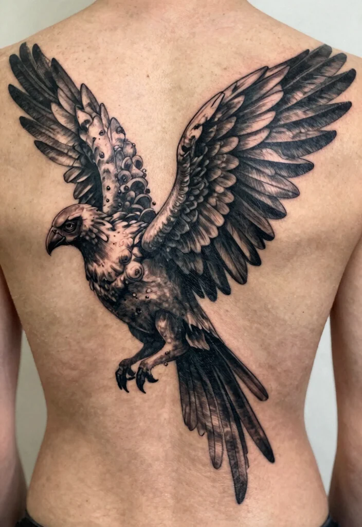 16 Angel Wings Tattoo Ideas: Powerful, Spiritual, and Timeless - 12. Full Back Wings 1