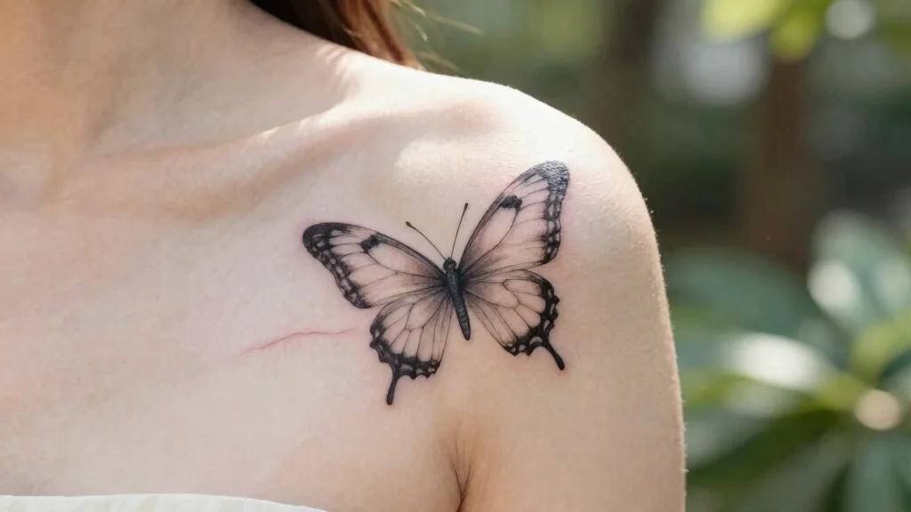 16 Butterfly Tattoo on Shoulder Ideas Graceful and Eye Catching