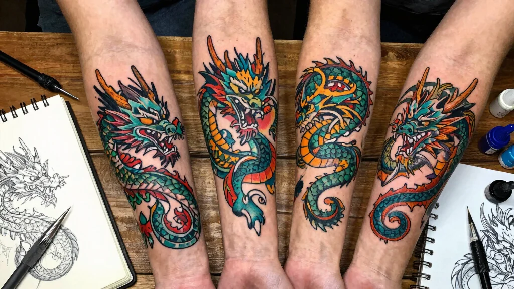 16 Dragon Tattoo Forearm Ideas: Detailed, Balanced, and Bold