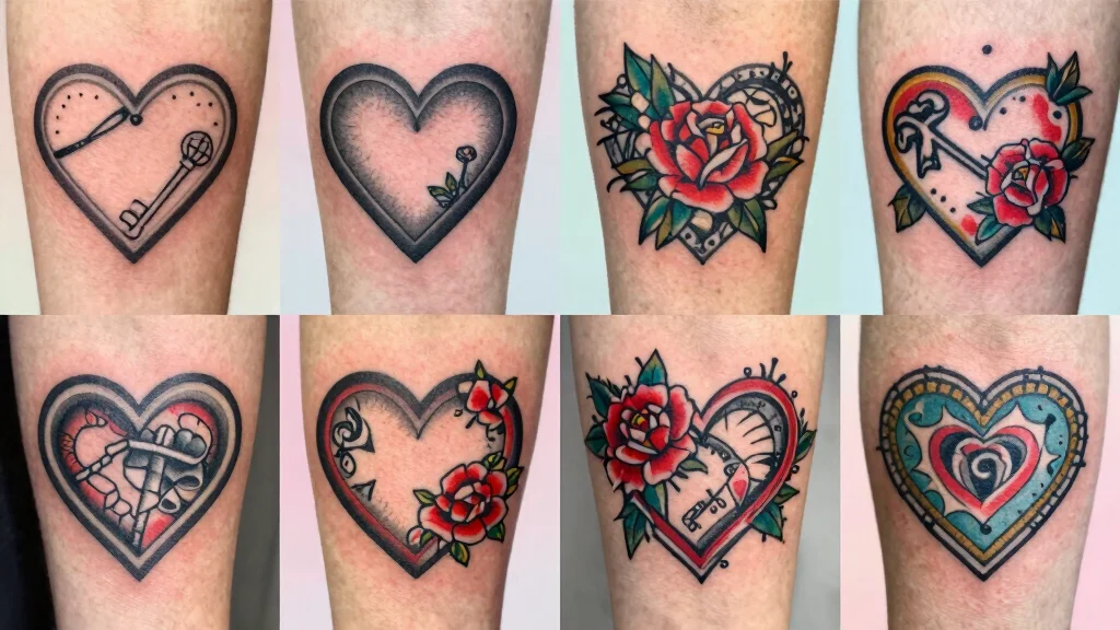 16 Heart Lock Tattoo Ideas: Romantic, Symbolic, and Classic