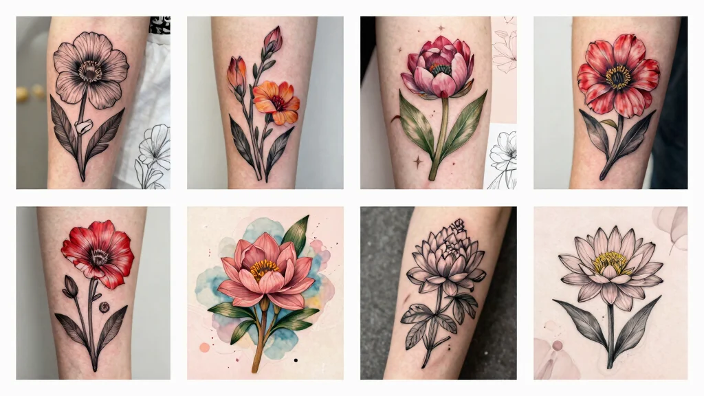 16 July Birth Flower Tattoo Ideas: Meaningful Floral Ink