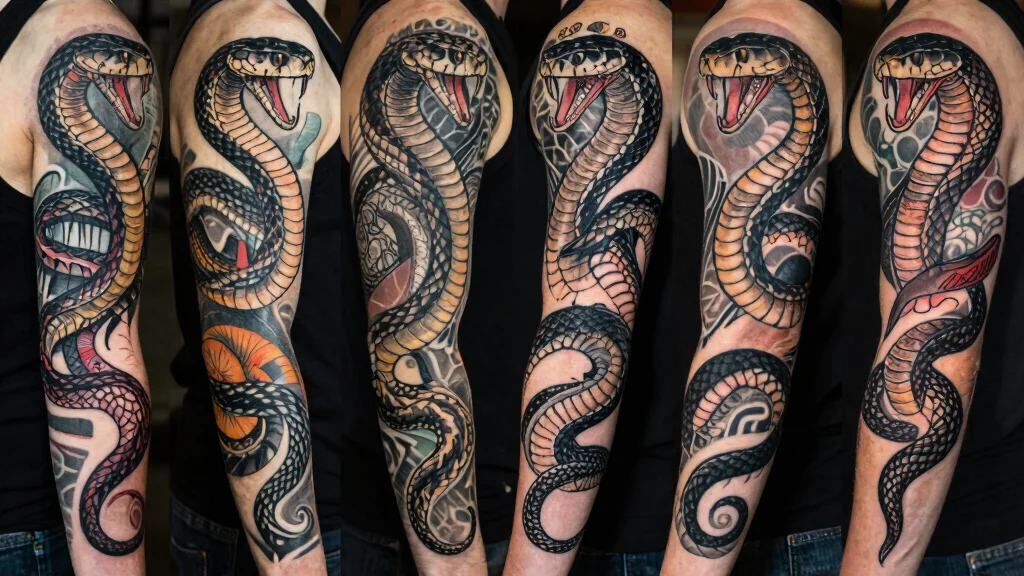 16 Snake Arm Tattoo Ideas: Fierce, Flowing, and Bold