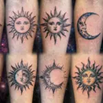 16 Tattoo Sun and Moon Ideas Yin Yang Balance Style