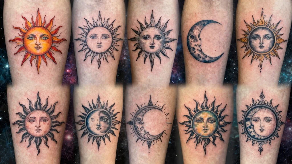 16 Tattoo Sun and Moon Ideas Yin Yang Balance Style