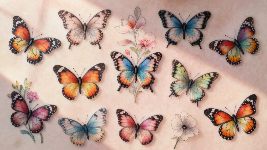 17 Butterfly Flower Tattoo Ideas: Soft, Feminine, and Artistic