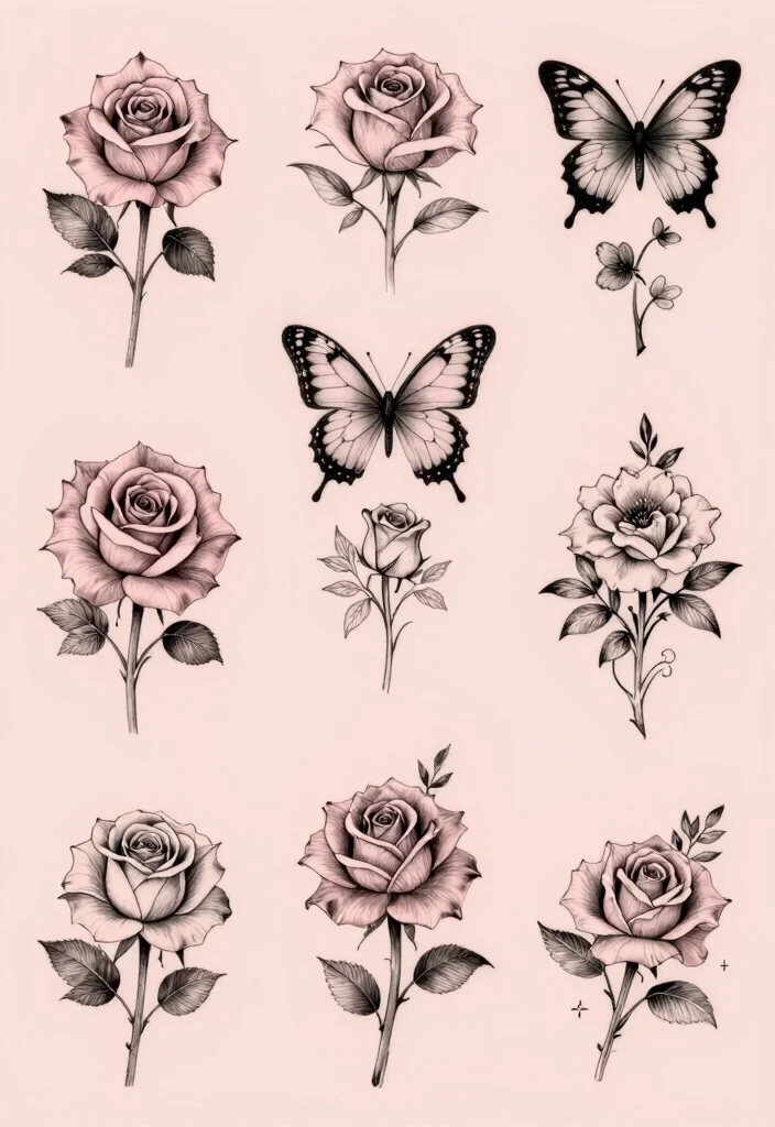 17 Rose and Butterfly Tattoo Ideas: Feminine, Meaningful, and Soft - Conclusion 1