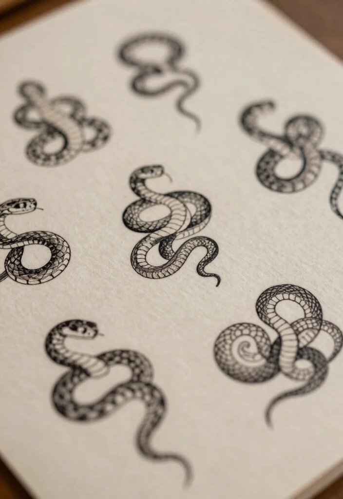 17 Snake Tattoo Stencil Ideas: Clean, Sharp, and Customizable - Conclusion 1