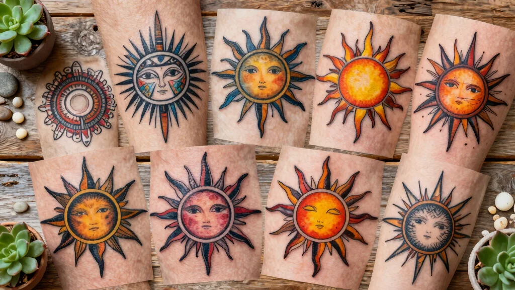 17 Unique Sun Tattoo Ideas: Radiant, Symbolic, and Creative