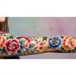 18 Flower Sleeve Tattoo Ideas Flowing Elegant and Detailed