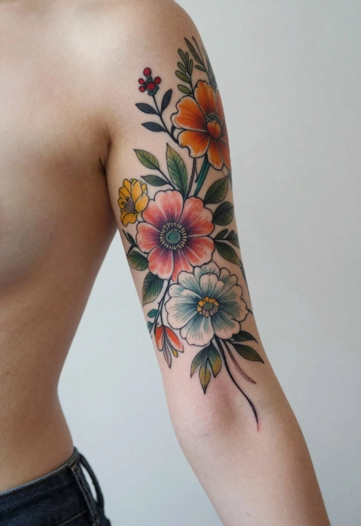 18 Flower Sleeve Tattoo Ideas Flowing Elegant and Detailed - Conclusion 1