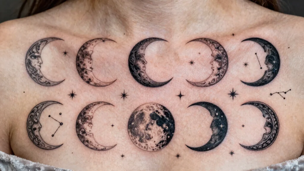 18 Moon Tattoo Design Ideas Unique Mystical and Modern